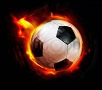 pic for Flaming Soccer Ball 1080x960